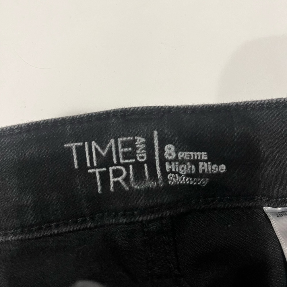 Time&Tru black jeans size 8 Petite